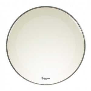 SPAREDRUM PK22CL-B - Peau GC 22" Powerkick Transparente - 1 pli + MUFFLER - 10 mil